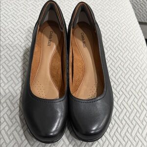 Cobb Hill Black Adaline Slide Heel Pumps